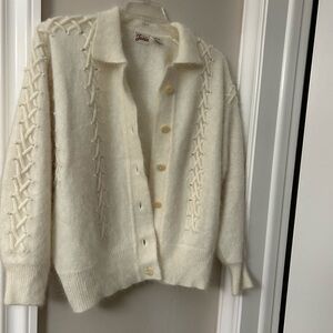 Women's Angora cardigan